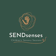 Sendsenses logo - green with hand
